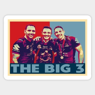 Melbourne Storm - Smith, Cronk & Slater - THE BIG 3 Sticker